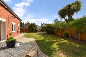 West Facing Rear Garden- click for photo gallery